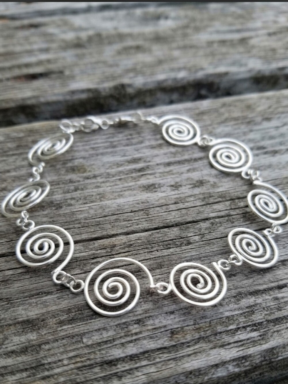 Sterling Silver Swirl BRACELET
